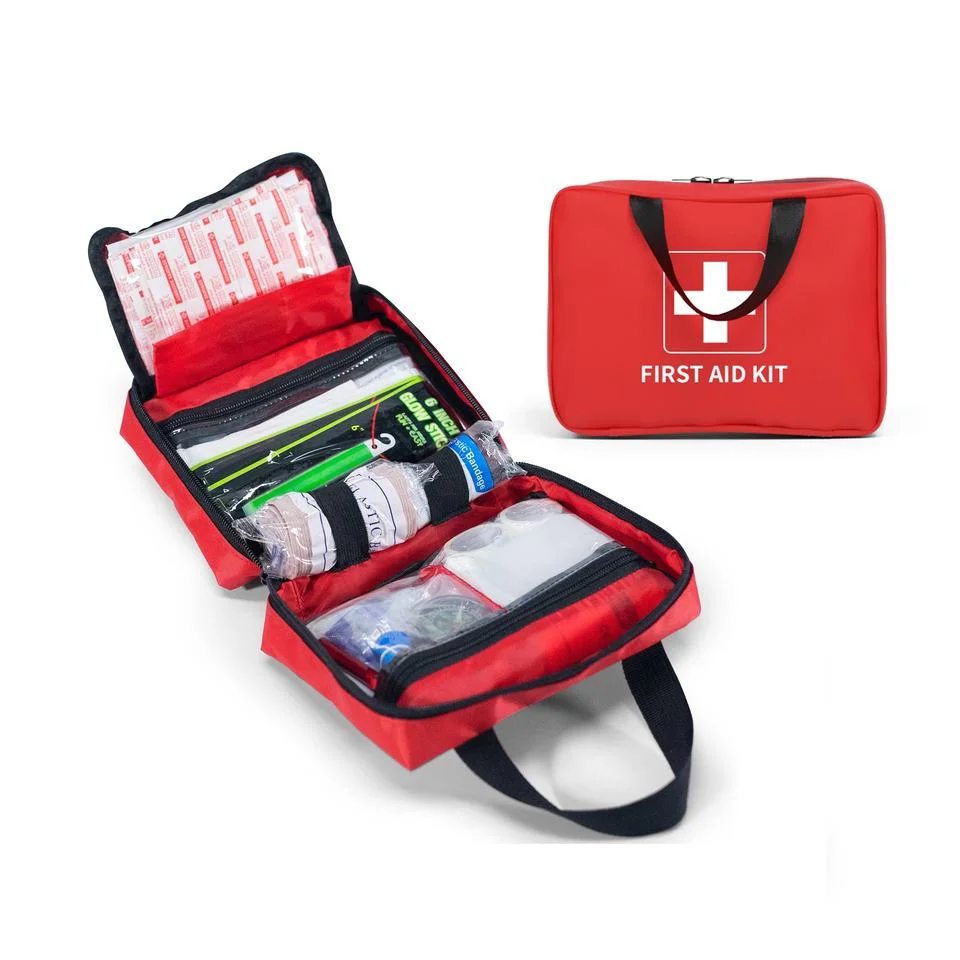 Professional First Aid Kit, Trauma Kit with Labelled Compartments Molle System for Car, Hiking, Backpacking, Camping, Traveling