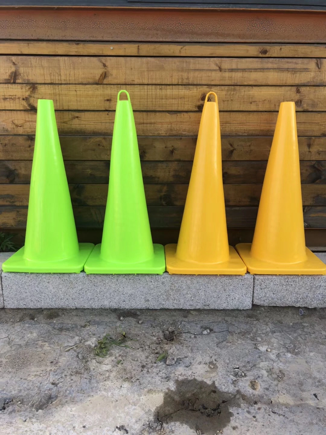 Fluorescent Yellow Green PVC Road Cone