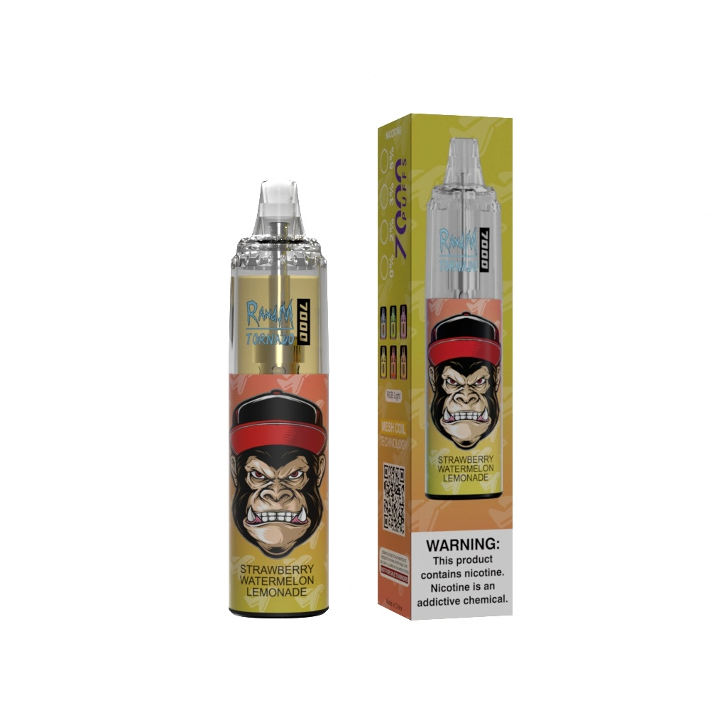 VAPE recargable E desechable E cigarrillos Puffs Fumot Randm Tornado 7000 Puff VAPE 10000