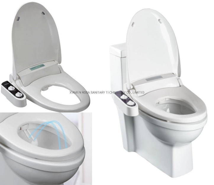 Bidet Toilet Seat Attachment a Non-Electric Self Cleaning Water Sprayer W/Adjustable Water Pressure Nozzle, Angle Control & Easy Home Installation