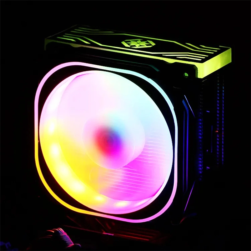 Factory Copper Tubes RGB CPU Cooling Fan for Intel or AMD