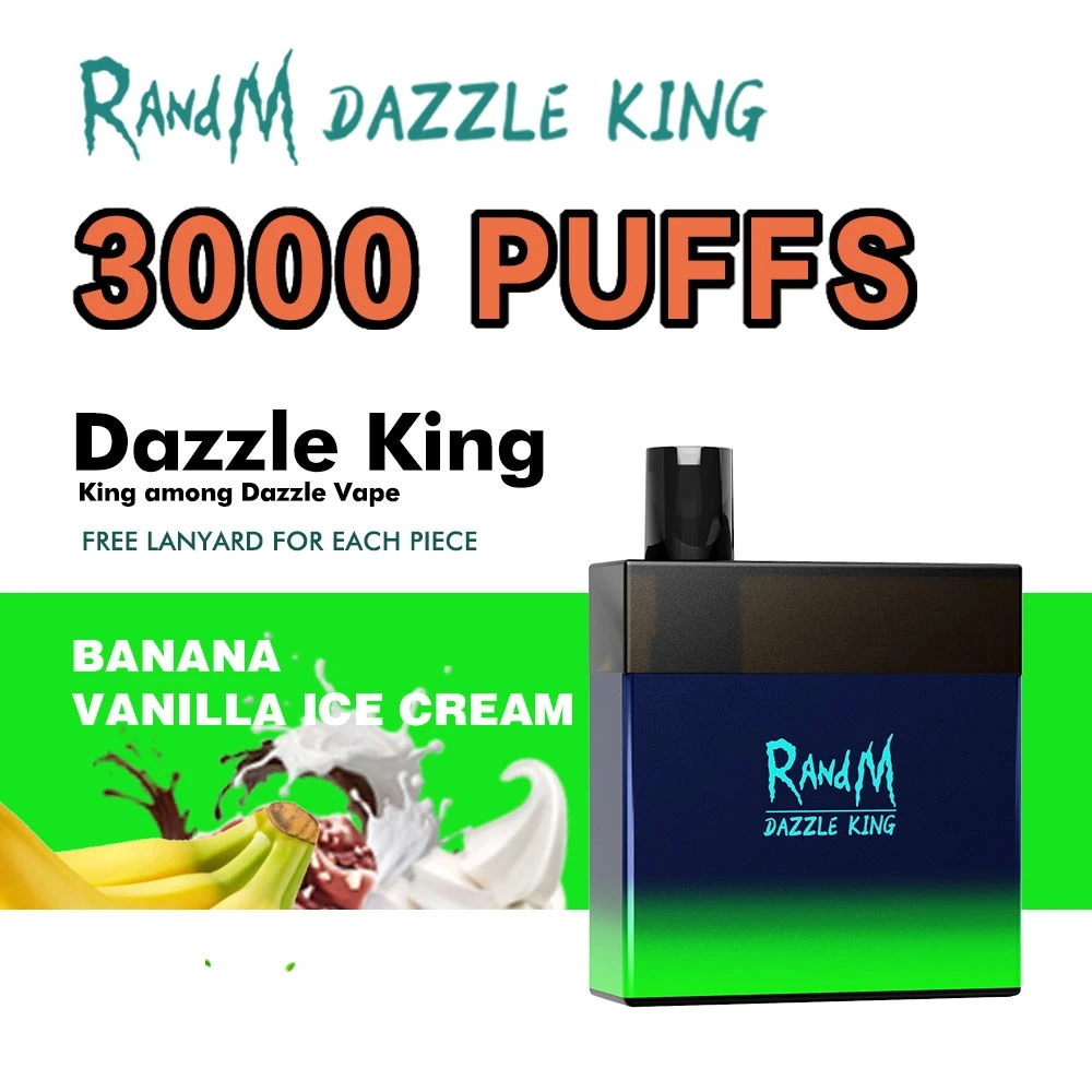 Fábrica al por mayor desechable Randm Dazzle King 3000puffs