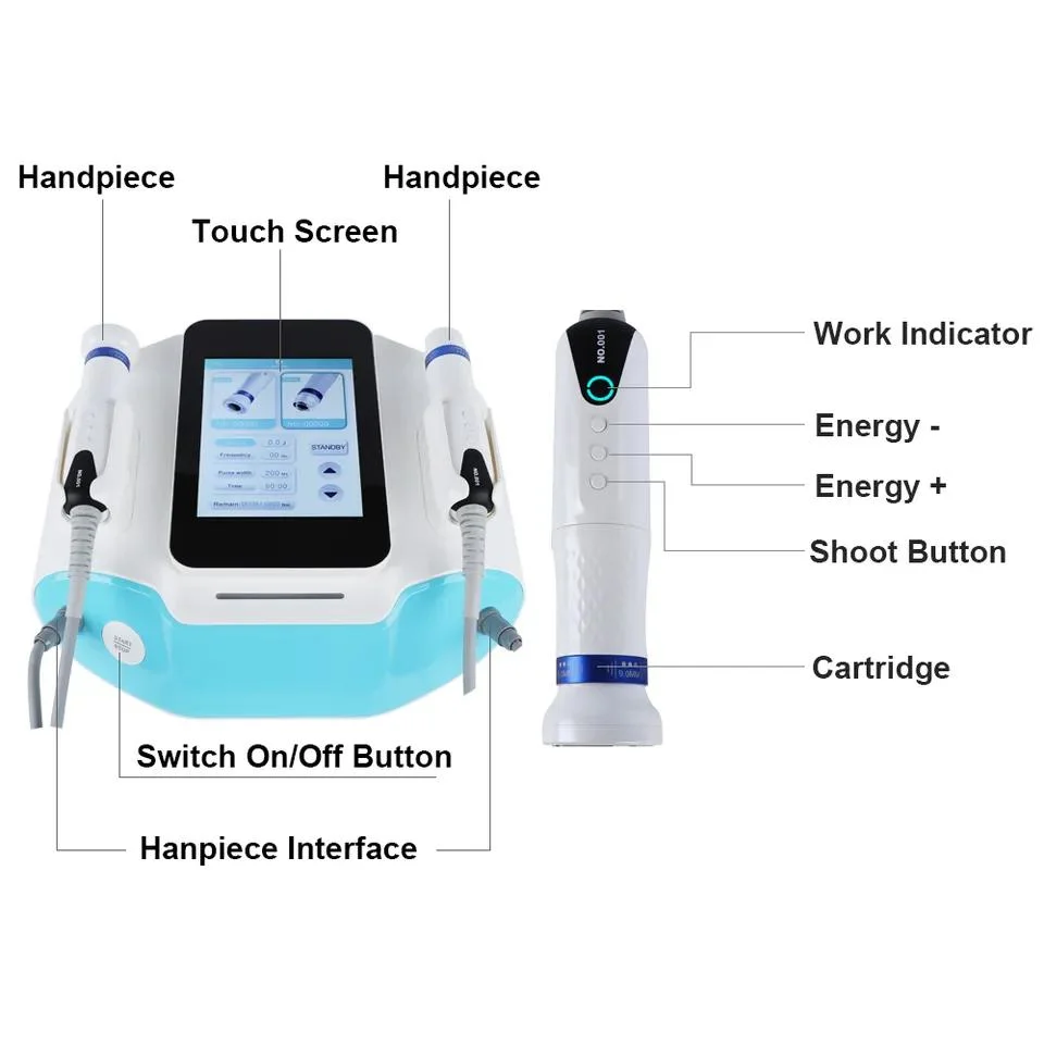 Salon Use Portable 10000 Shots Smas Lifting Urmax Hifu RF 2 in 1 Face Skin Tightening Device