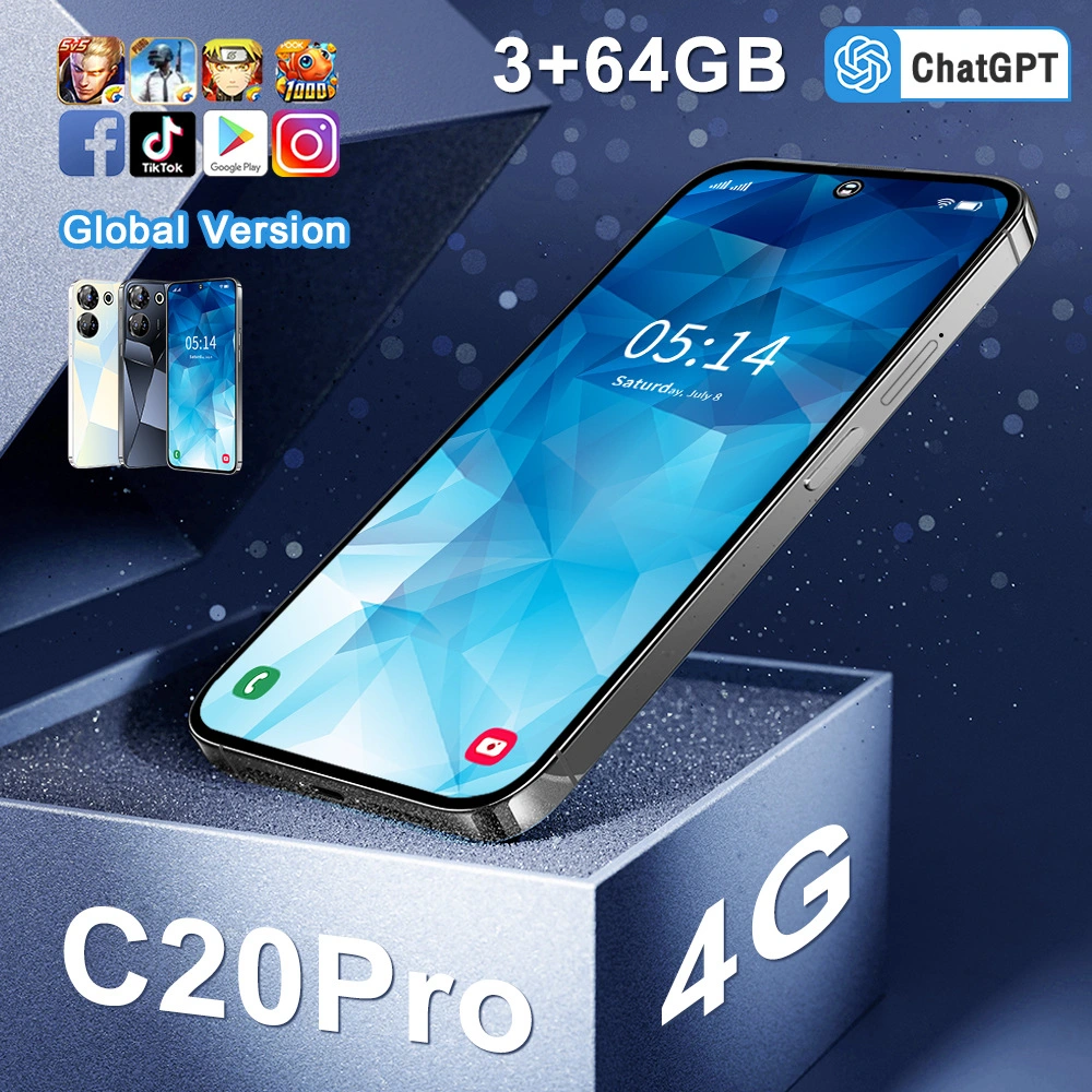 C20PRO Nuevo Teléfono Móvil 5g 1TB almacenamiento grande Dual SIM en espera Desbloqueada inteligente teléfono original