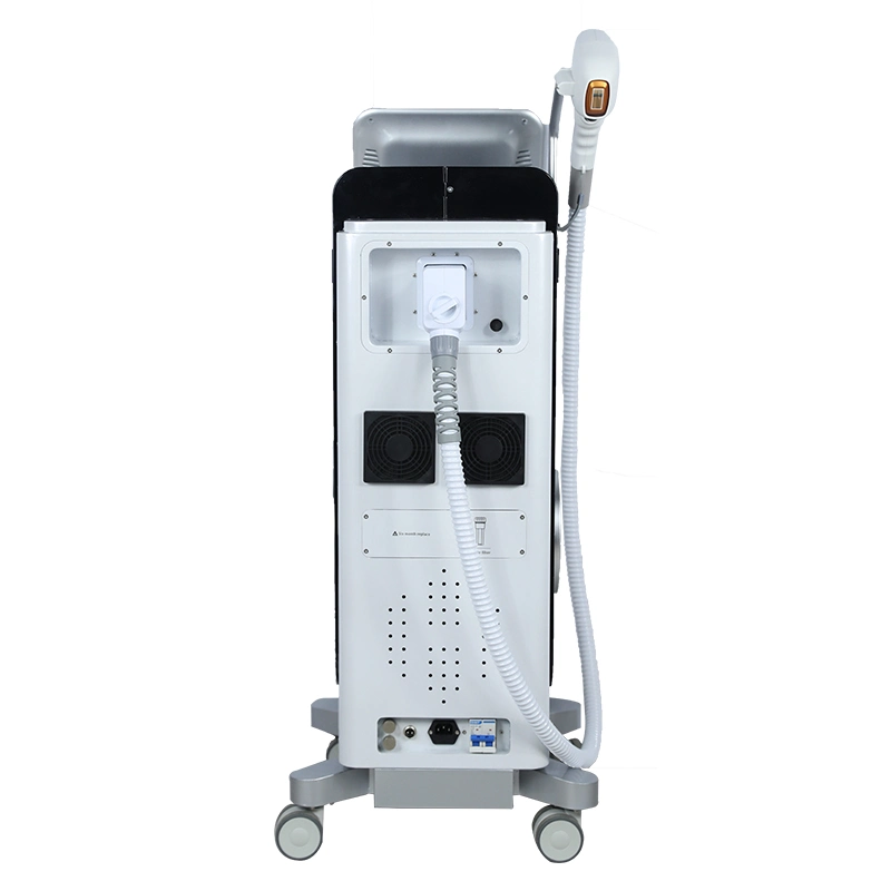 808 Diodo láser permanente de eliminación del cabello máquina de belleza de alta potencia 1600W máquina láser de diodos de longitud de onda mixta para equipos de salón de belleza 1064nm+808+755 láser