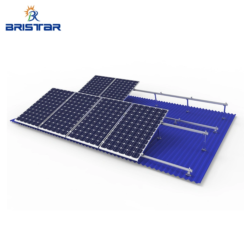 Adjustable Leg PV Tin Roof Rack Solar Energy System Solar Power Brackets