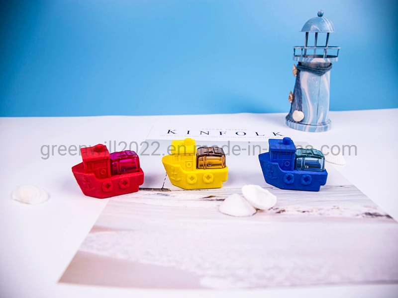 3D Ship Train Eraser with Pencil Sharpener (GW014)