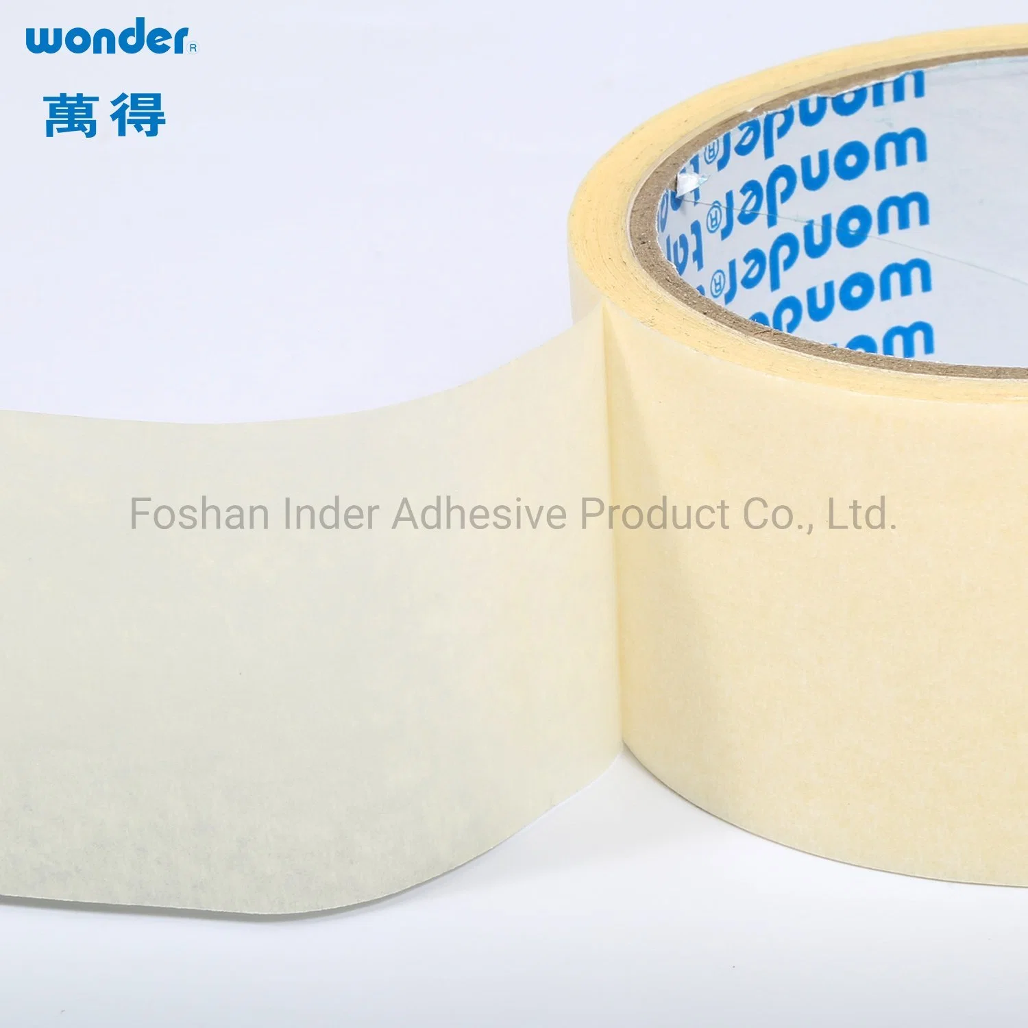 General Purpose Rubber Base High quality/High cost performance Good Adhesive White Masking Crepe Paper Tape OPP Packing