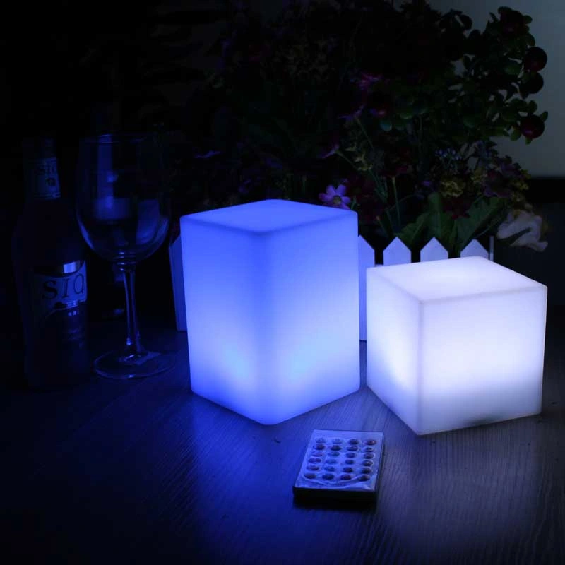 Светодиодная подсветка RGB декоративного освещения Cube дизайн гостиной мебель домашняя декоративных ламп набор с двумя спальнями