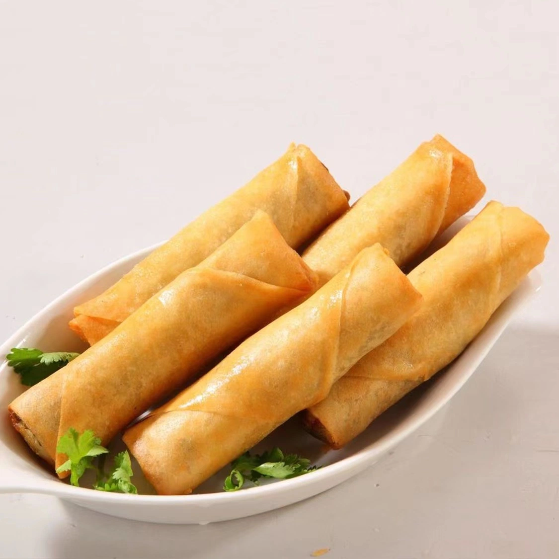 Rollitos de primavera hortalizas congeladas chinas Venta caliente cocinar frito delicioso rollo de primavera Quick-Frozen Mayorista/Proveedor de alimentos con bajo precio