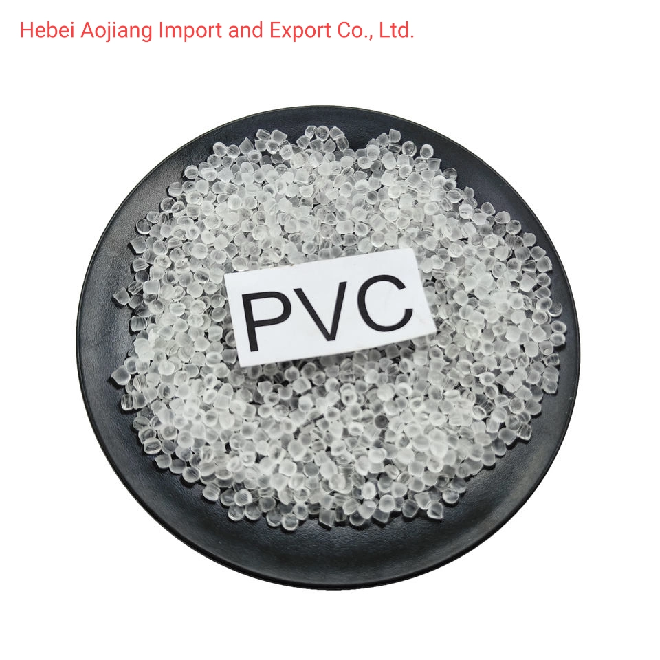 Transparent and Black Color Recycled PVC Granules PVC K67