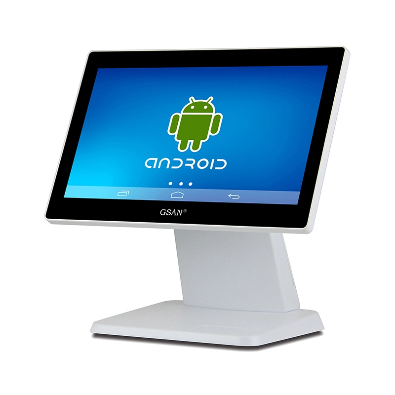 Pantalla táctil Terminal Android Cajero automático Registro máquina sistema POS con Impresora térmica escáner de códigos de barras de pesaje Cajón de caja