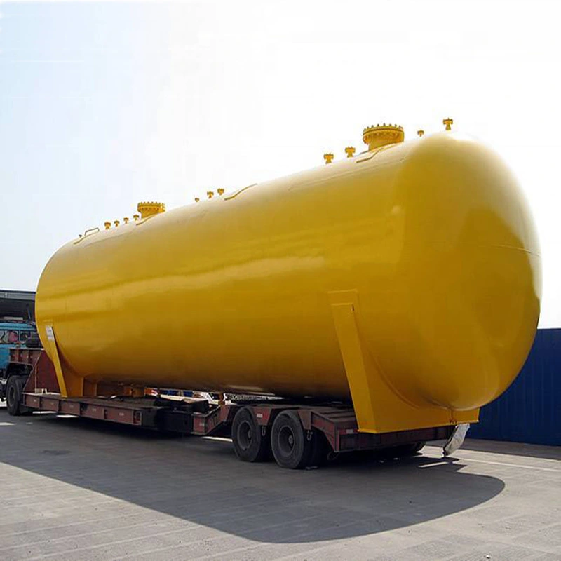 Luckin 58.8 CBM ثلاثي المحاور ASME سفينة ضغط قياسية LPG Transport مقطورة شبه لشاحنة الناقلة