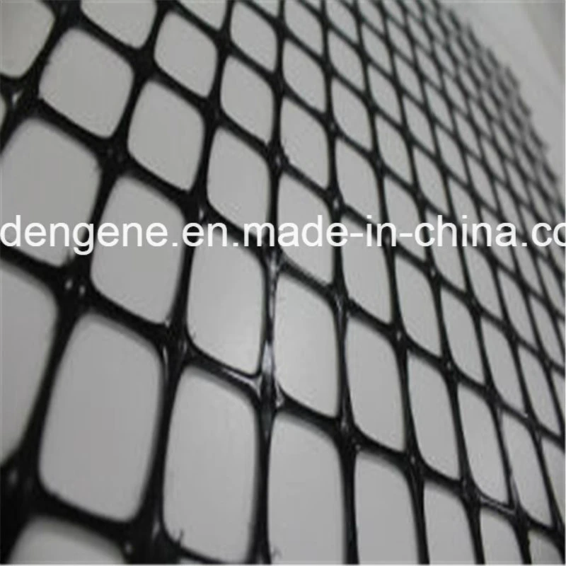 Biaxial Polypropylene PP Plastic Geogrid for Soft Soil Road Base Retaining Wall Slope Protection