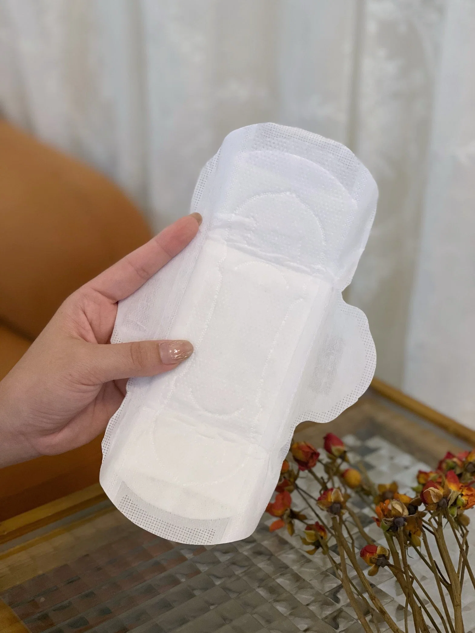 OEM ODM Natural Agent Nature Menstrual Pads Supplier Compostable Sanitary Towel