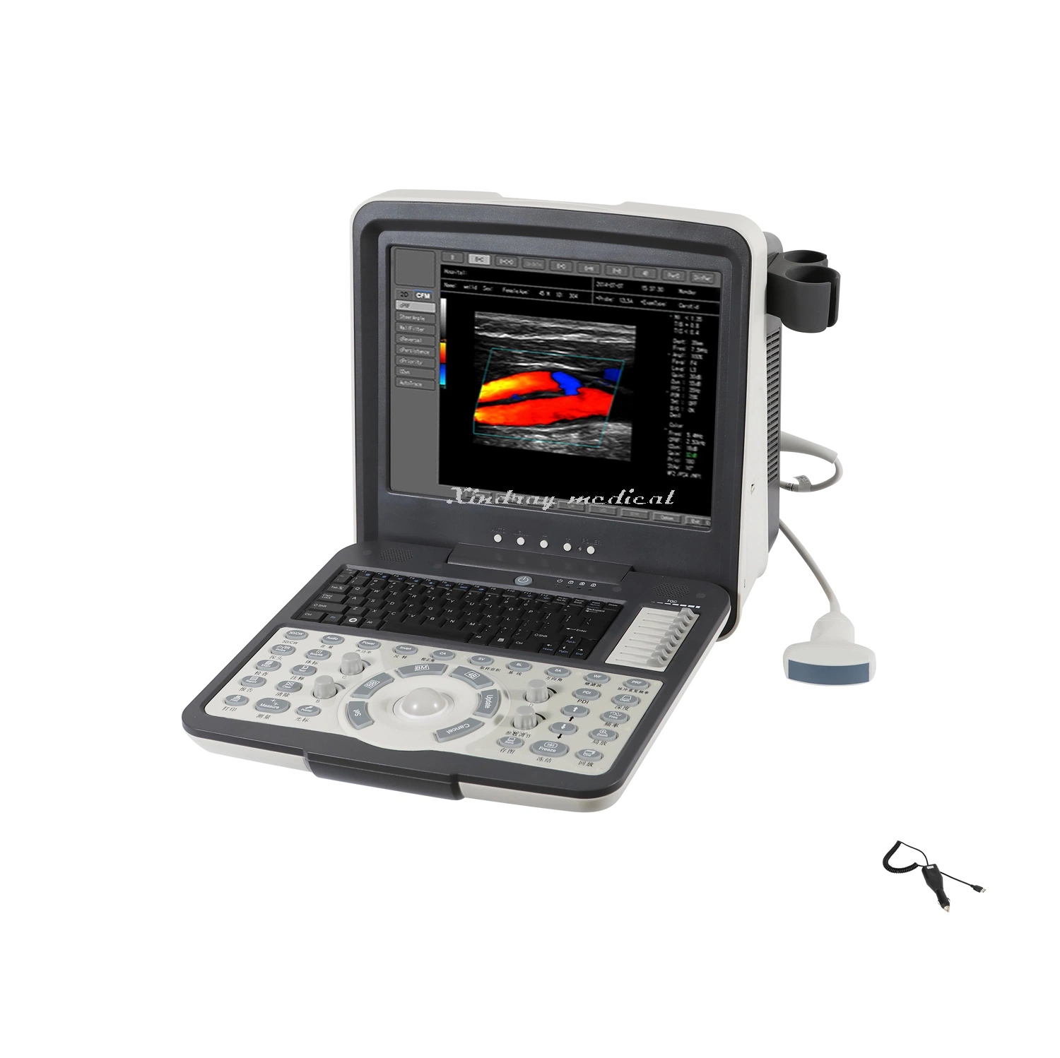 Hot Sale Portable Color Doppler Ultrasound Full Digital Laptop Ultrasound Scanner