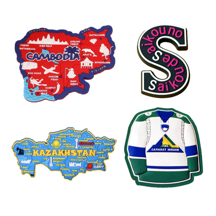 China Manufacture Supplier Soft PVC Rubber Fridge Magnet Fashion Souvenir for Educational Toys