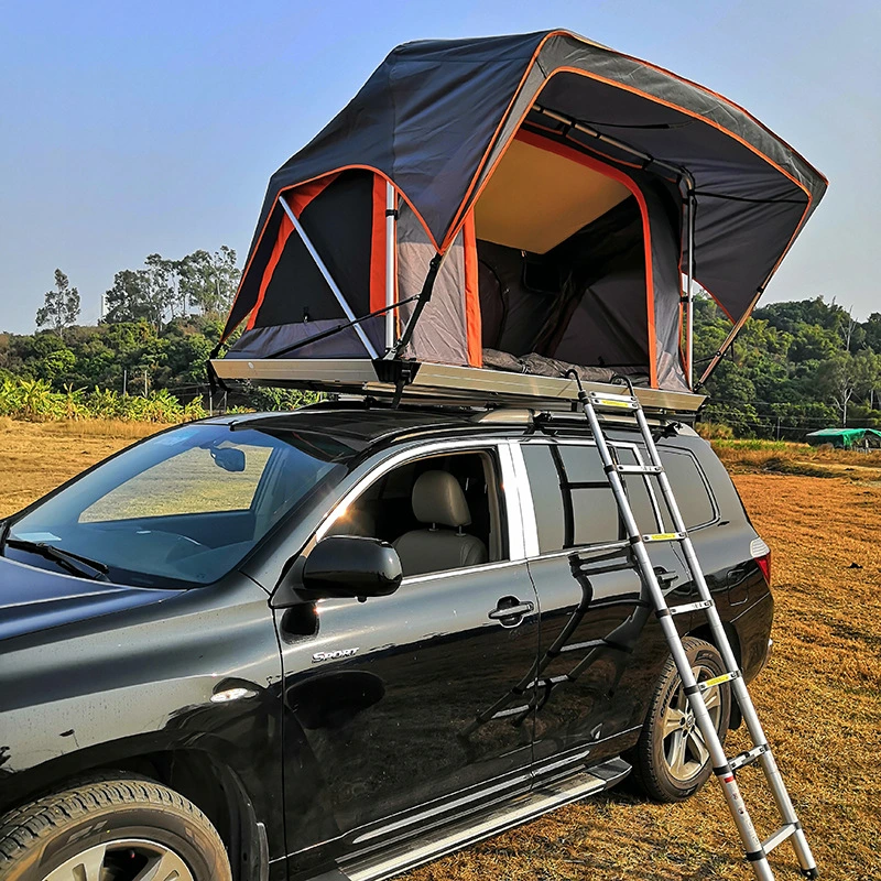 Alumínio Oxford Cloth Travel abertura automática rápida Soft Top Car Tenda do tejadilho