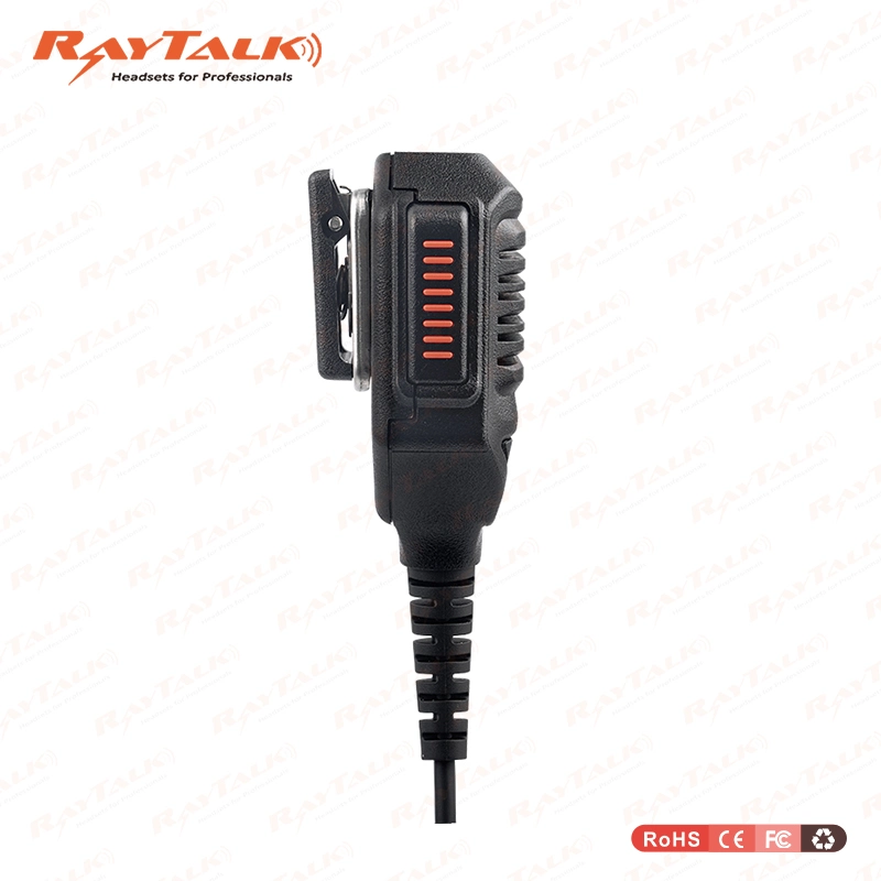 Heavy Duty Remote Speaker Microphone Two Way Radio Certificated IP67 Waterproof Microphone Speaker