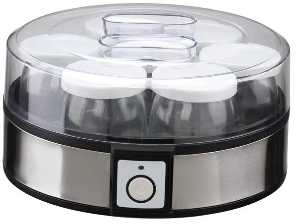 OEM Temperature Control Kitchen Appliance 7 Glass Jar Yogurt Maker