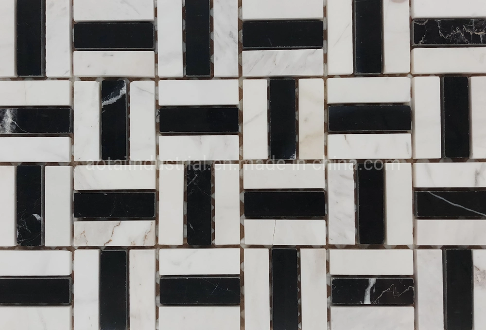 The Wholesale/Supplier Price Polished Marble Stone Square Mosaic Tiles