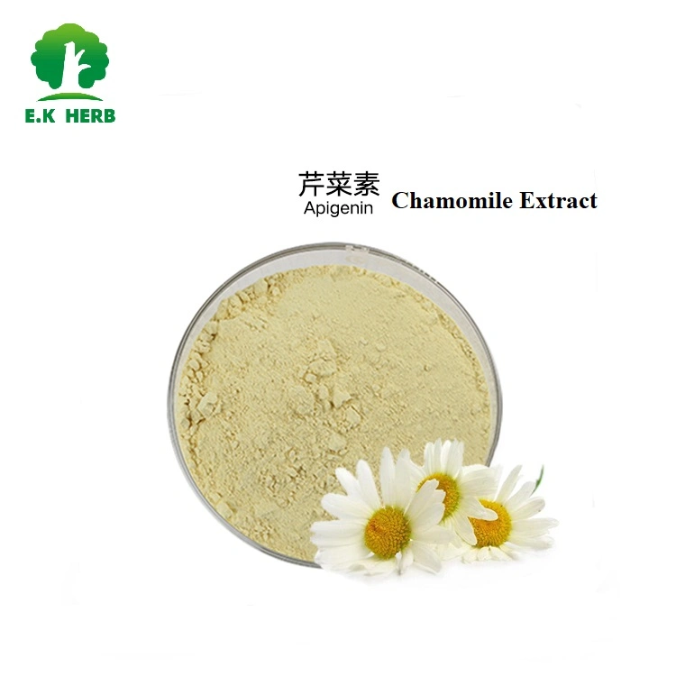 E. K Herb Professional 100% Natural Plant Extract Factory Pharmaceutical Grade Cosmetics Raw Material Chamomile Extract Apigenin for Anti-Inflammatory