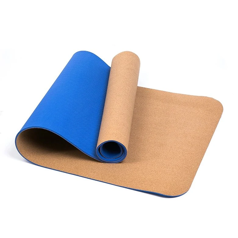 Cheap Price High Elasticity Strong Grip Suede Pilates Cork Yoga Mat Use of High Density Material