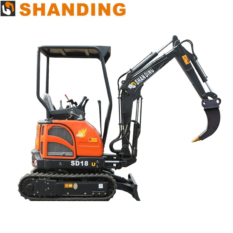 SD18u Hydraulic Excavator, Imported Hydraulic System Shandong Shanding Factory Outlet with Low Price