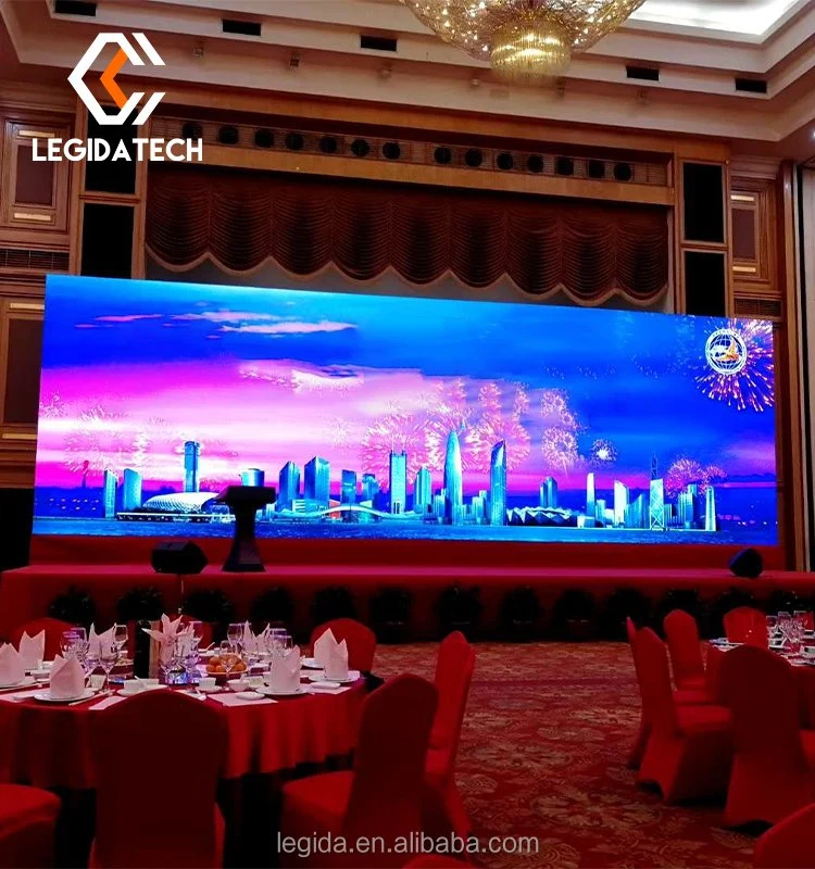 Legidatech LED Indoor Rental Stage LED Screen Full Color P3.91 LED Panel 500 X 500mm LED Videotron Videowall Screen for Rental Business