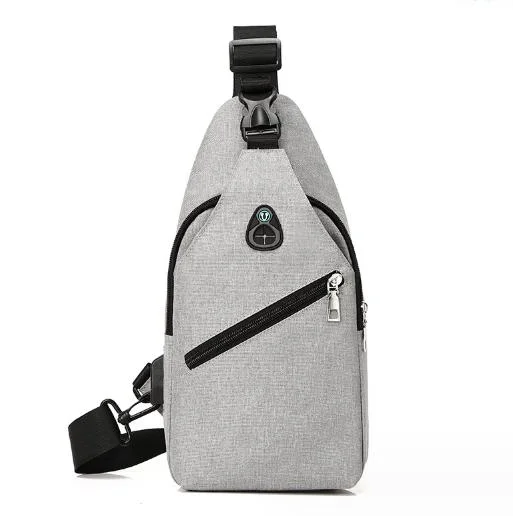 Wholesale Custom Design Outdoor Sports Fashion style Crossbody Sac coffre Pour les hommes