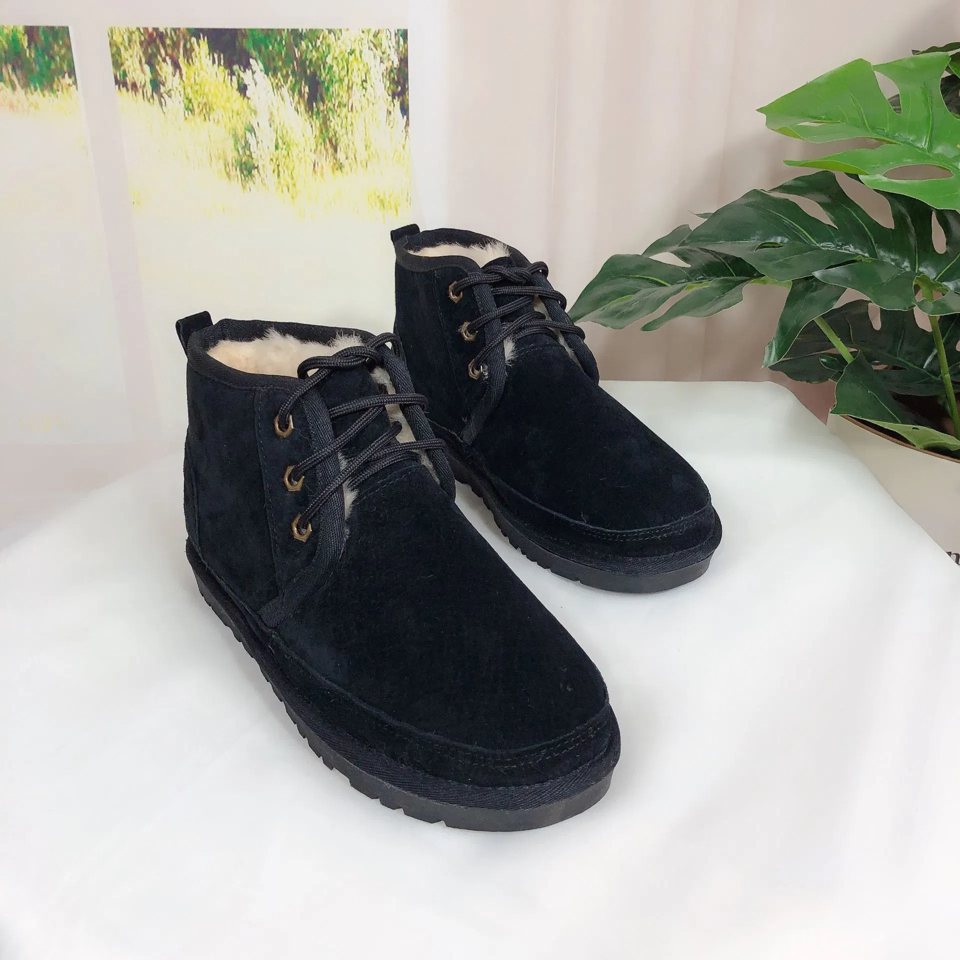 Wholesale Winter Warm Real Wool Fashion Chaussures pour femmes S Snow Boots