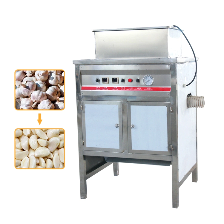 Big Capacity Small Commercial Brush Garlic Peeler Peeling Production Line Machine