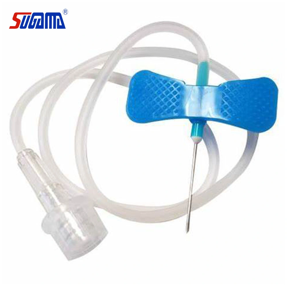 Medication Delivery Medical Disposable Scalp Vein Sets 30cm Tubing Female Rotating Luer Lock Sterile