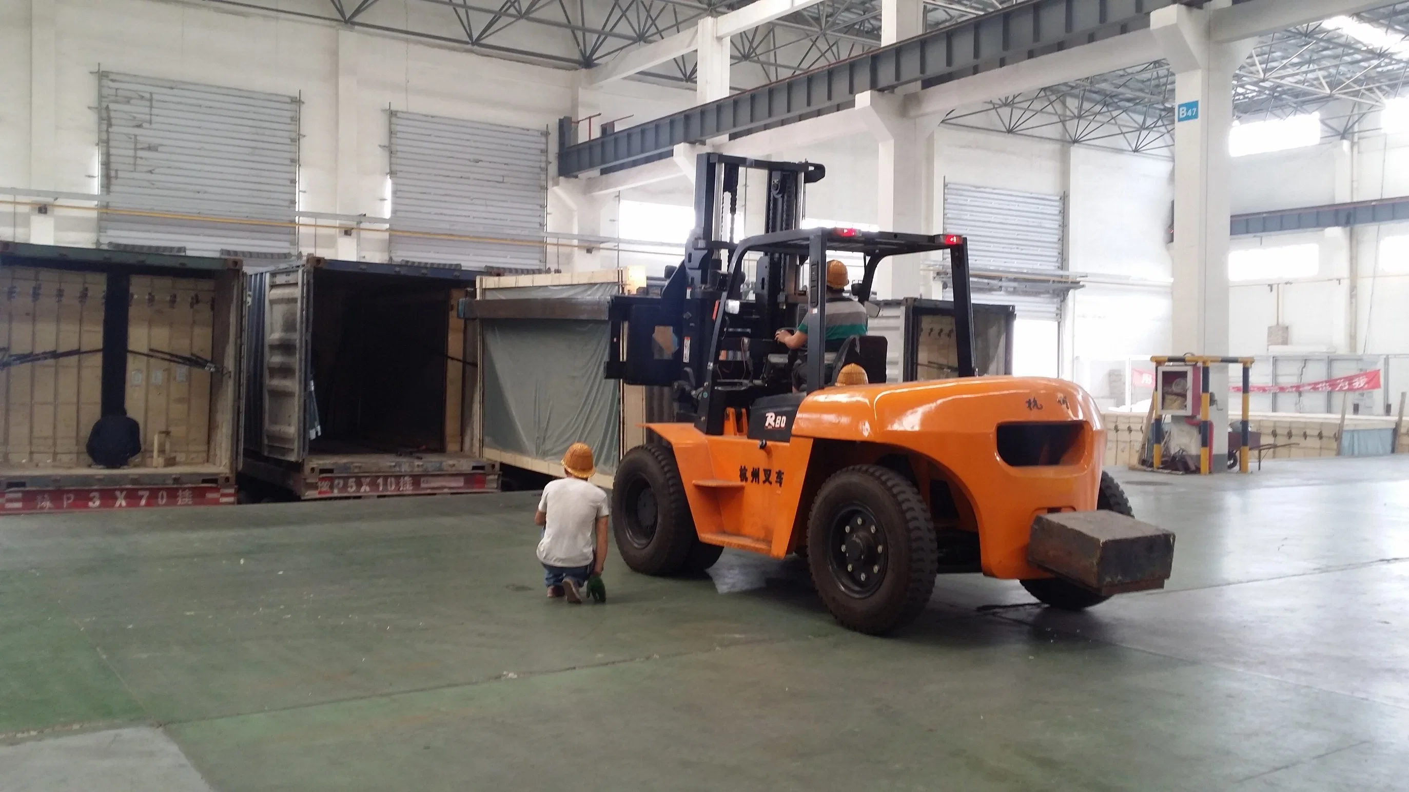 Forklift Skewer Equipment for Loading and Unloading Glass From Containers