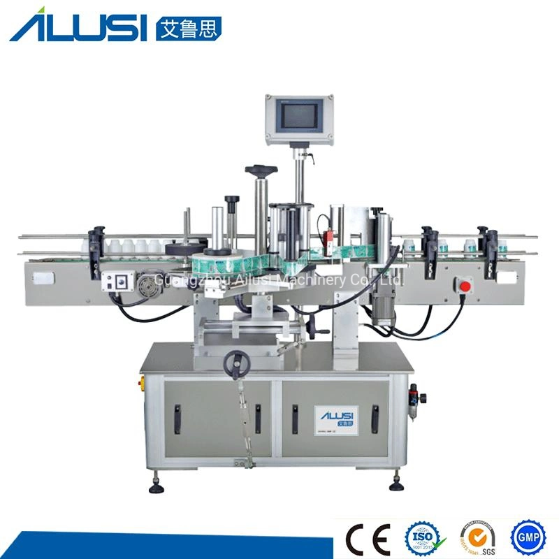 Automatic Cans Jar Detergent Shampoo Round Bottles Label Sticker Packaging Labeling Machine