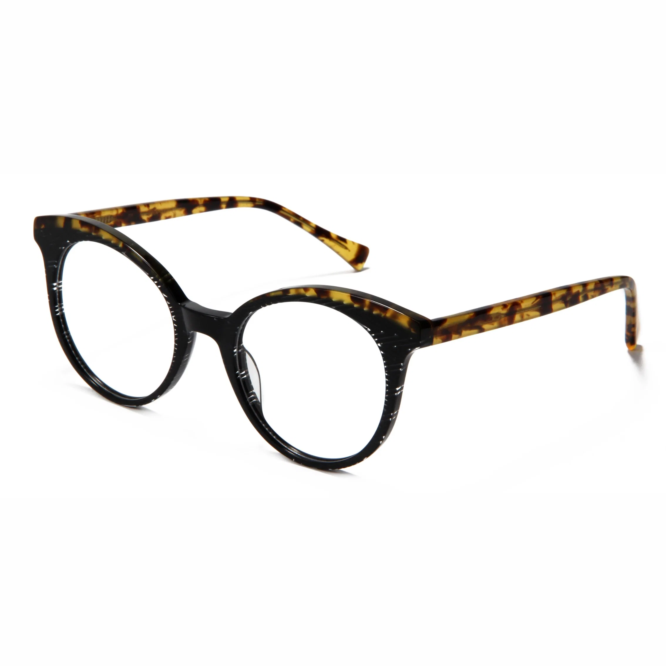 مخصص للبيع الساخن أزياء نظارات الأعشاب Acetate Optical Frame for Lady الرجال