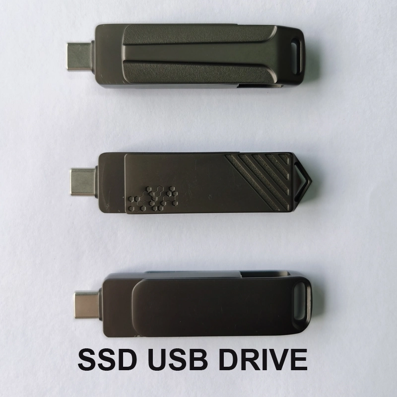 محرك أقراص الحالة الصلبة SSD Flash محرك أقراص USB محرك الأقراص ذو الحالة الصلبة USB3.2 سعة 64 جيجابايت 128 جيجا بايت 256 جيجا بايت 512 جيجا بايت 1 تيرابايت