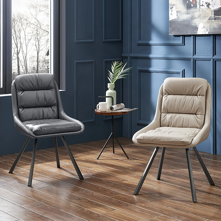 Suportes de fábrica de couro de personalização em massa cadeiras de jantar luxo moderno design italiano Cadeira de jantar