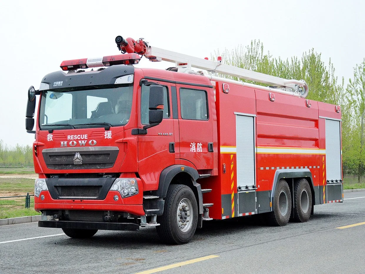 L'eau et les tours de mousse de camion à incendie Jp20c4, chinois 20m de hauteur Camion de Pompiers Jp20c4 de l'extinction incendie