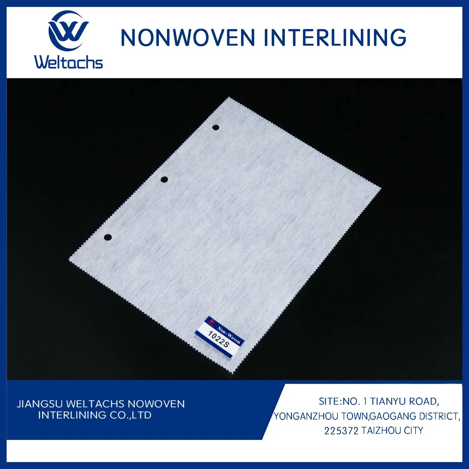 100% poliéster Gum Estancia Nonwoven Fabric interlínea de fusión térmica