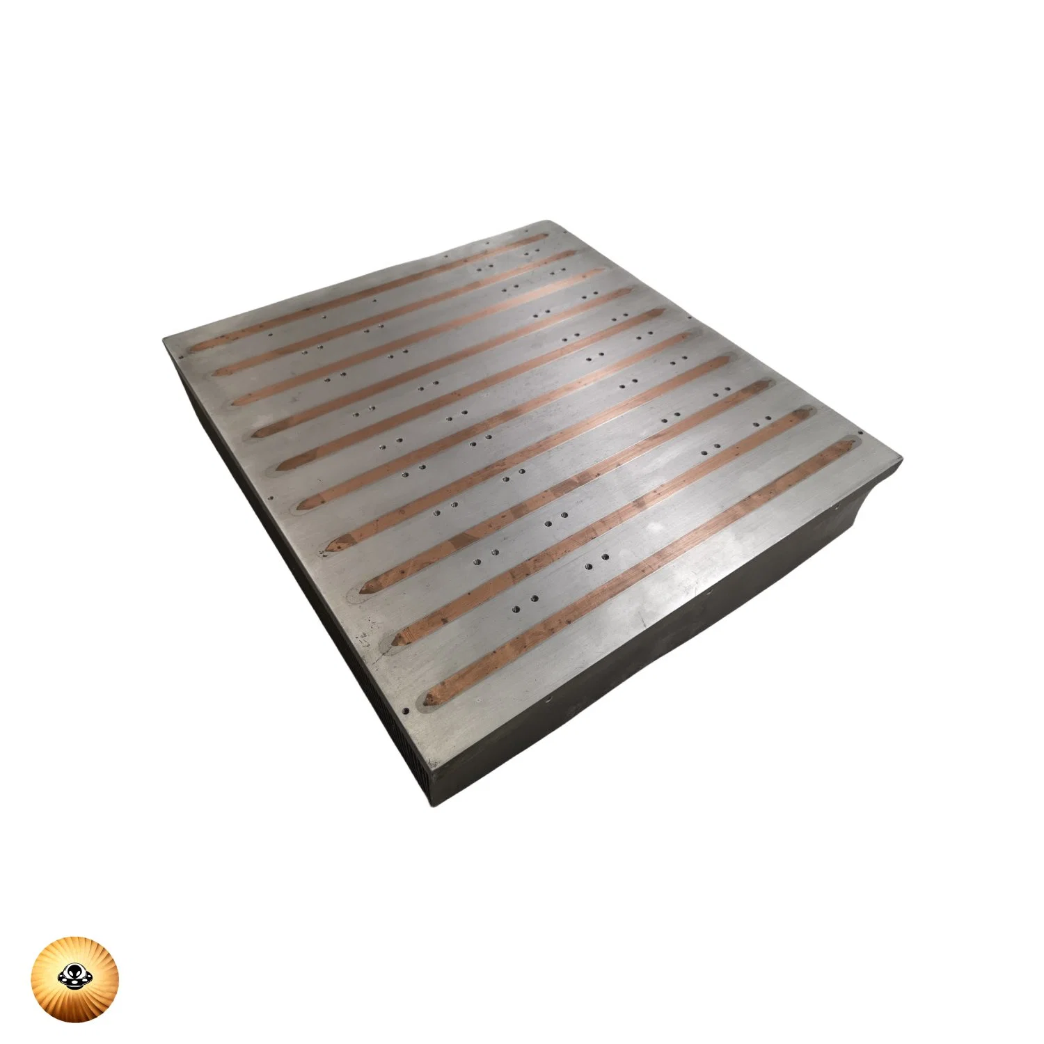 CNC Machined Aluminum Liquid Cold Plate EV Water Cooling Plate Product