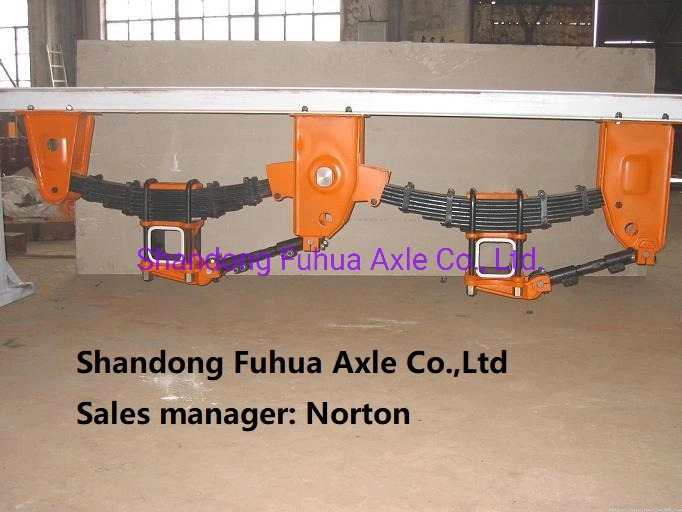 American Fuwa Type Suspension 2 Axles and 3 Axles Trailer Suspension Leaf Spring Suspension