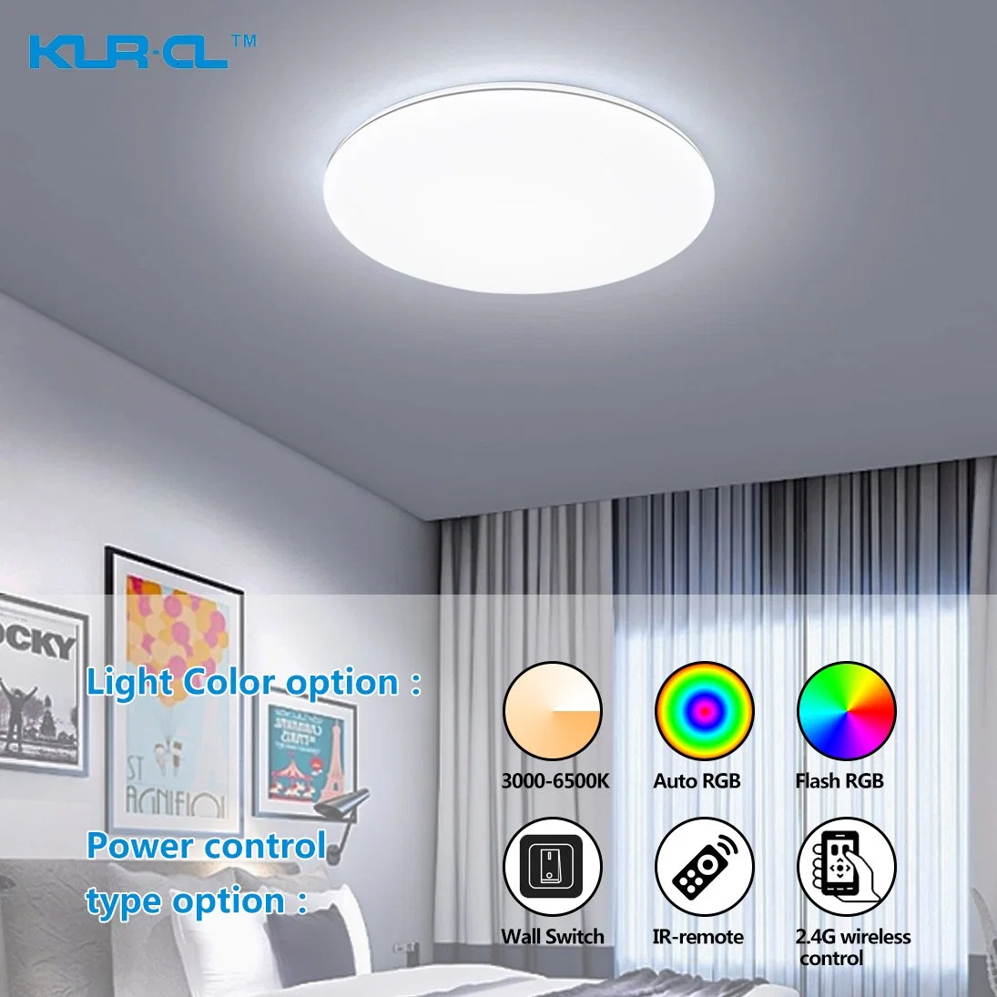 Bright Simple Modern WiFi LED Lights for Hallway Ceiling