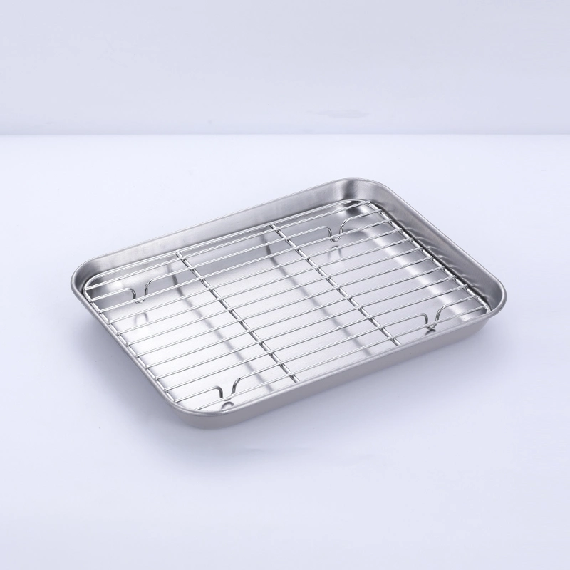 Wholesale/Supplier Oven Tray Stainless Steel Baking Tray with Net