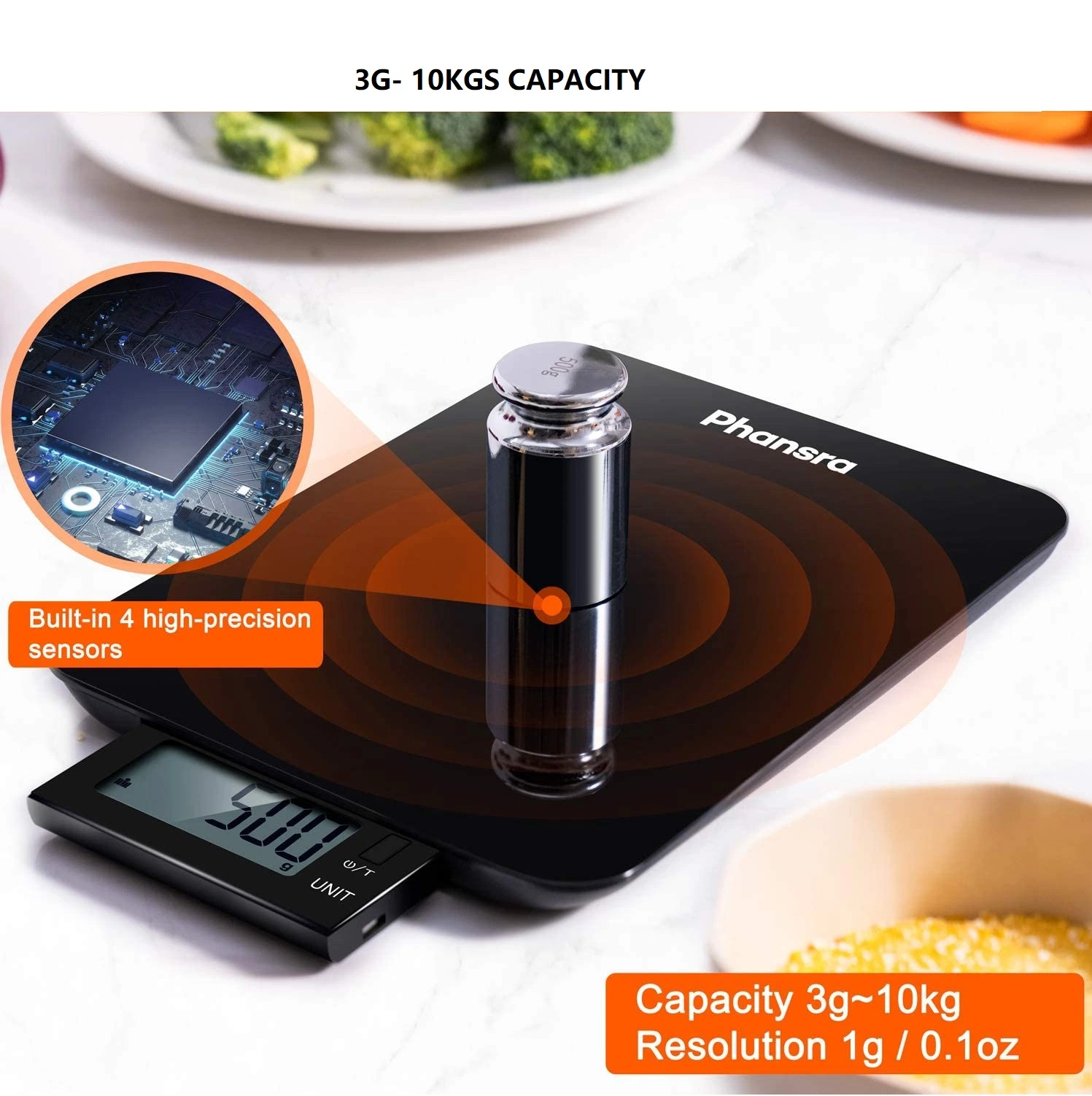 New Design Digital Electronic Kitchen Scale for Baking and Cooking Kitchenware