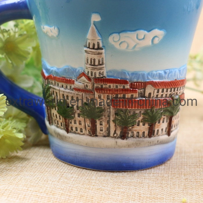 Wholesale/Supplier Fashion Hand Painting Ceramic Prague Souvenir Cup