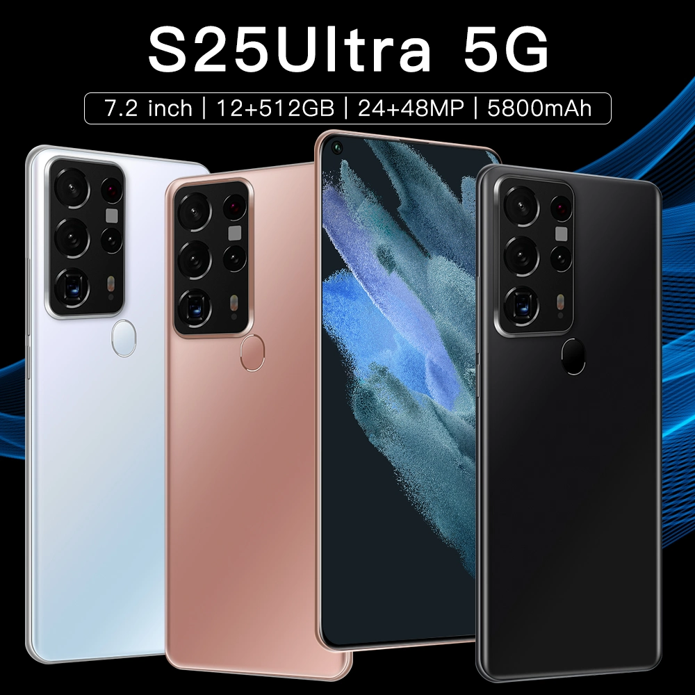 S25uitra 12g/512GB+ Smartphone Face Unlock Mobilephones