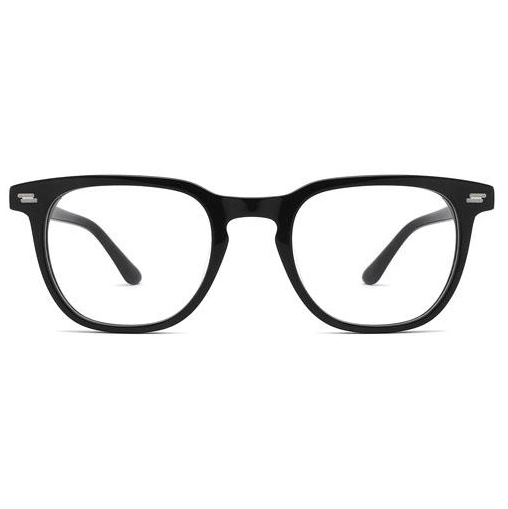 Design clássico Candy Color Acetato Brilhante Crystal Demi delicadeza óculos normais para Homens Mulheres estruturas ópticas