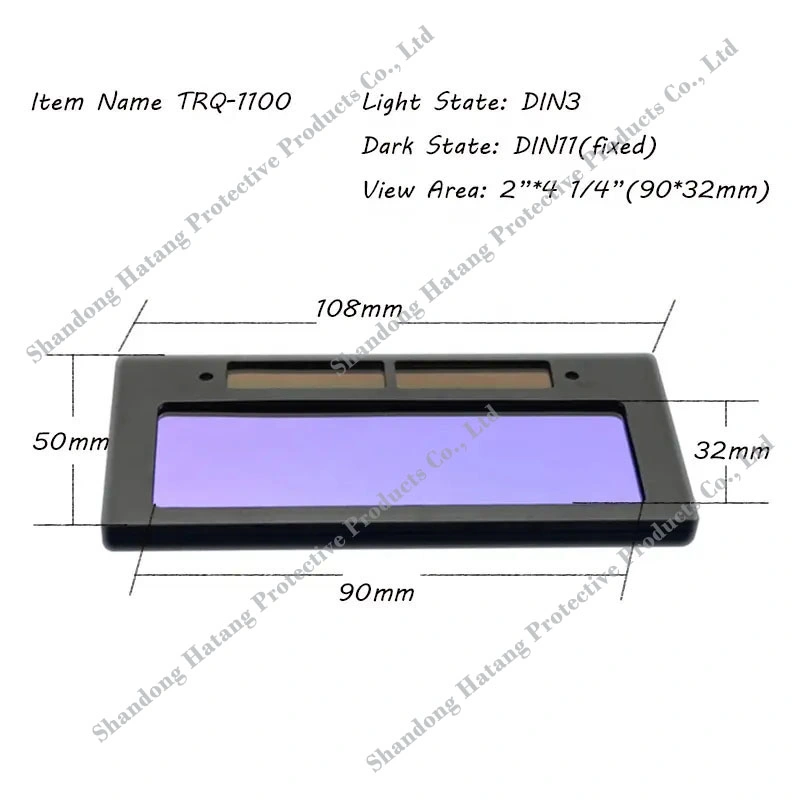 Solar Auto Darkening Welding Helmet Lens Filter CH-794