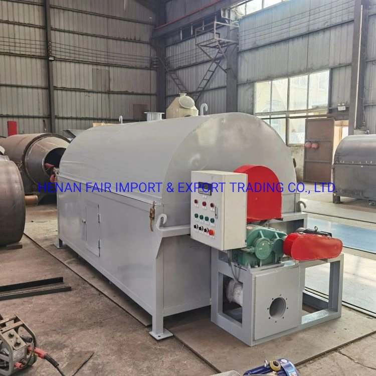 Rotary Drum Biomass Charcoal Chicken Manure Dryer for Wood Chip Saw Dust Sand Corn Rice Grain Dryer Machine